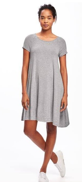 jersey knit swing dress